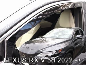 Deflektory predné pre Lexus RX, 2022-