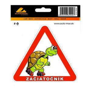 Samolepka začiatočník Korytnačka