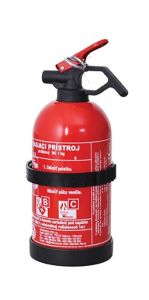 Hasiaci prístroj 1 kg tr. ABC s vešiakom bez manometra