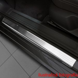 Prahové lišty - nerez s protišmykom pre VW Transporter, 2025- / T7