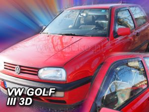 Deflektory predné pre VW Golf, 1991-99 / III. gen.