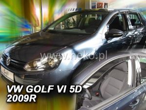 Deflektory predné pre VW Golf, 2008-12 / VI. gen.