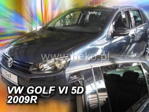 Deflektory komplet 4 ks pre VW Golf, 2008-12 / VI. gen.