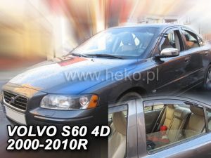 Deflektory komplet 4 ks pre Volvo S60, 2000-10 / 4-dver.