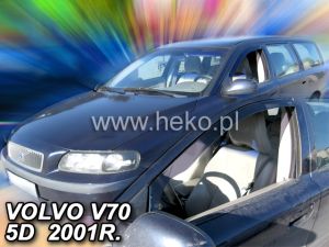 Deflektory predné - Volvo V70, 2000-07