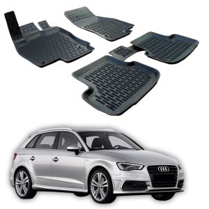 Gumové rohože 3DS pre Audi A3, 2012-20 / 8V