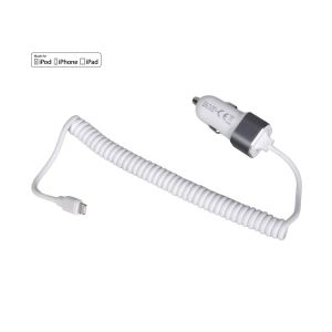 Nabíjačka 12/24V s LIGHTNING káblom + USB