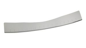 Profilovaná lišta nárazníka - brúsená oceľ - matná pre FORD Mondeo, 2007-14 / 4 aj 5-dverové