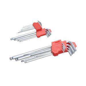 Sada kľúčov hex 9ks dlhý 230 mm