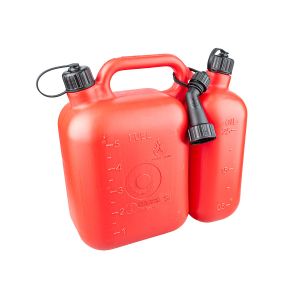 Kanister na phm a olej 5l + 2,5l červený