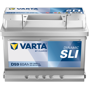Dynamic SLI - D59 - 12 V - 60 Ah - 540 A / + vpravo 