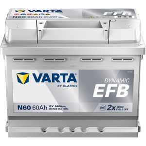 Blue Dynamic EFB Start-Stop - N60 - 12 V - 60 Ah - 640 A / + vpravo 
