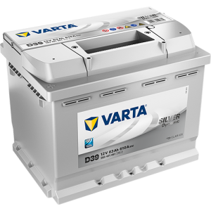 Silver Dynamic - D39 - 12 V - 63 Ah - 610 A / + vľavo
