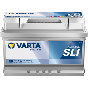 Dynamic SLI - E9 - 12 V - 70 Ah - 640 A / + vpravo 