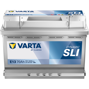 Dynamic SLI - E13 - 12 V - 70 Ah - 640 A / + vpravo 