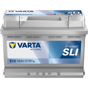 Dynamic SLI - E12 - 12 V - 74 Ah - 680 A / + vľavo