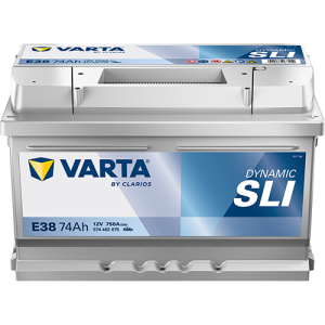 Dynamic SLI - E38 - 12 V - 74 Ah - 750 A / + vpravo 
