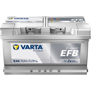 Blue Dynamic EFB Start-Stop - E46 - 12 V - 75 Ah - 730 A / + vpravo  