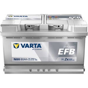 Blue Dynamic EFB Start-Stop - N80 - 12 V - 80 Ah - 800 A / + vpravo 