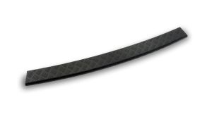Profilovaná lišta nárazníka ALU čierna pre VW Caravelle / Transporter / Multivan, 2003-15 / T5