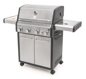 Alabama Silver BBQ Premium Line - 4 horáky + varič