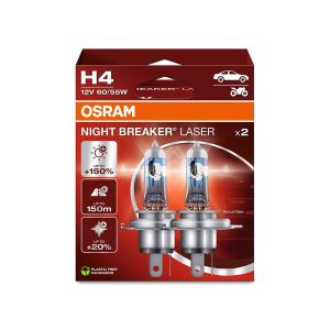 OSRAM H4 Night Breaker LASER BOX +150% 2ks sada