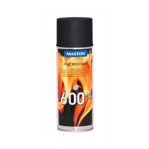 MasHeatresistant spray - 400ml - 600°C BLACK