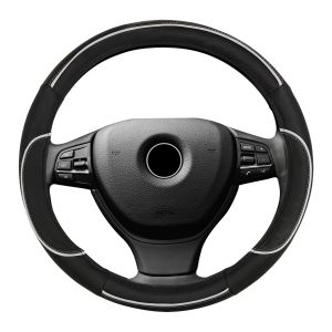 Poťah volantu čierno-biely 37-39cm