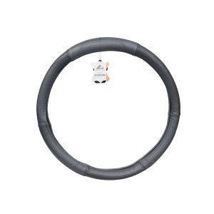Poťah volantu - kožený perforovaný s gripom / 42-44 cm