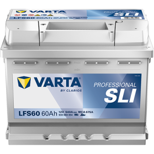 Professional SLI - LFS 60 - 12 V - 60 Ah - 640 A / + vpravo
