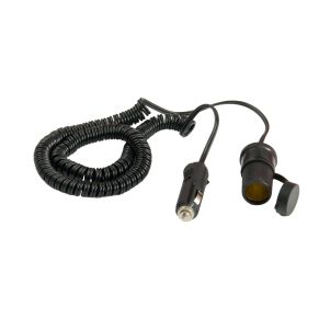Špirálový predlžovací kábel zdierky autozapaľovača - 4 m / 10 A