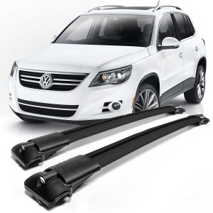 Prestige S6 Black - nosič pre VW Tiguan, 2007-15 / strešné lyžiny