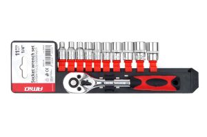Sada nástrčných kľúčov 1" 4-13mm - 11 ks