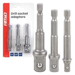 Sada nástrčných kľúčov a bitov- 1/4“, 3/8“, 1/2“ - 3 ks