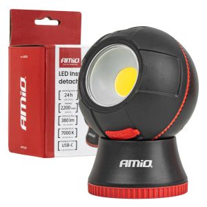 LED inšpekčná baterka 4W COB 2200mAh