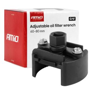 Nastaviteľný kľúč na olejový filter 60–80 mm - CrV