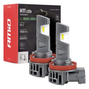 LED žiarovky H11 s cestnou homologizáciou R37 E-MARK PnP FAN 18W