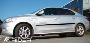 Ochranná lišta dverí F16 pre Citroen C-Elysee, 2012-20