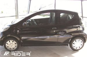 Ochranná lišta dverí F18 pre Citroen C1, 2005-11 / 3-dverove