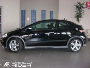 Ochranná lišta dverí F13 pre Honda Civic, 2006-11 / 3-dverove