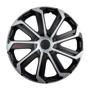 Evo black&silver 14" - puklice - 4 ks