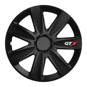 GTX Carbon Black 17" - puklice - 4 ks