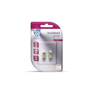 LED C5W 36mm 9xSMD5630 12V Warm White PLATINUM