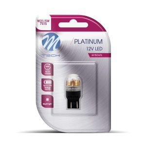 Platinum LED T20 / W21/5W - 12/24V - 15x2835SMD - Canbus - White - 1 ka