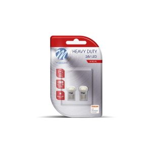 Heavy Duty LED W5W 4xSMD3528 - 24V - White
