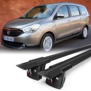 Runner R2D Black - nosič pre DACIA Lodgy, 2012-21 / MPV - Integrované strešné lyžiny