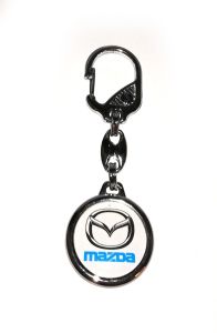 Kľúčenka kovová kruhová - MAZDA
