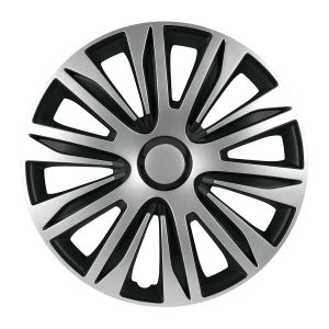 Nardo silver&black 14" - puklice - 4 ks