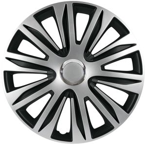 Nardo silver&black 15" - puklice - 4 ks