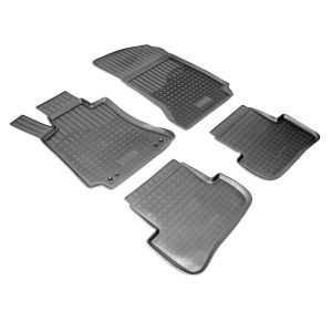 Gumové autokoberce presné pre MERCEDES C, 2011-14 / W204
